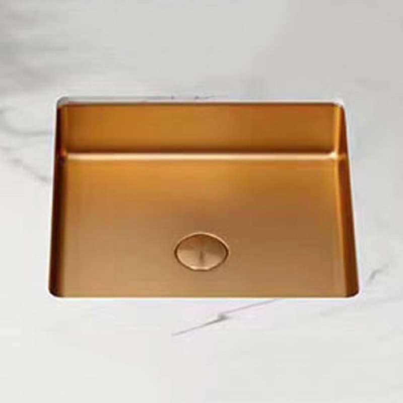 SCHNELLE 11 SCH RG203 Rose Gold Tezgah Altı Dikdörtgen Çelik Lavabo