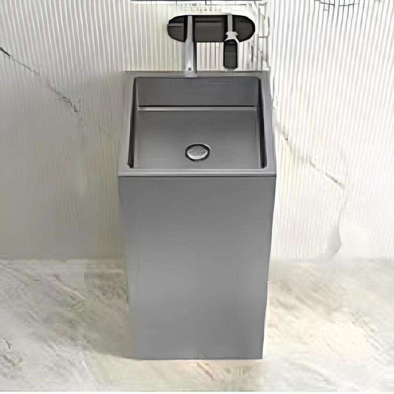 SCHNELLE 179 SCH S8804 Chrome Monoblok Kare  Çelik Lavabo