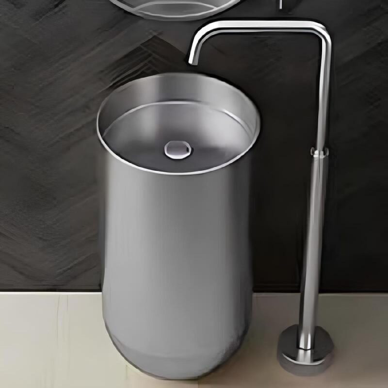 SCHNELLE 207 SCH S8813 Chrome Oval Monoblok Çelik Lavabo