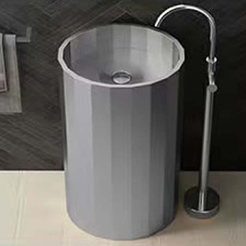 SCHNELLE 223 SCH S8818 Chrome Hegzagon Monoblok Çelik Lavabo