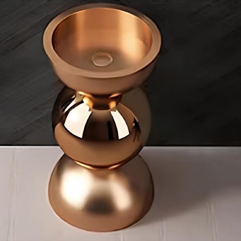 SCHNELLE 235 SCH RG8827 Rose Gold Oval Monoblok Çelik Lavabo