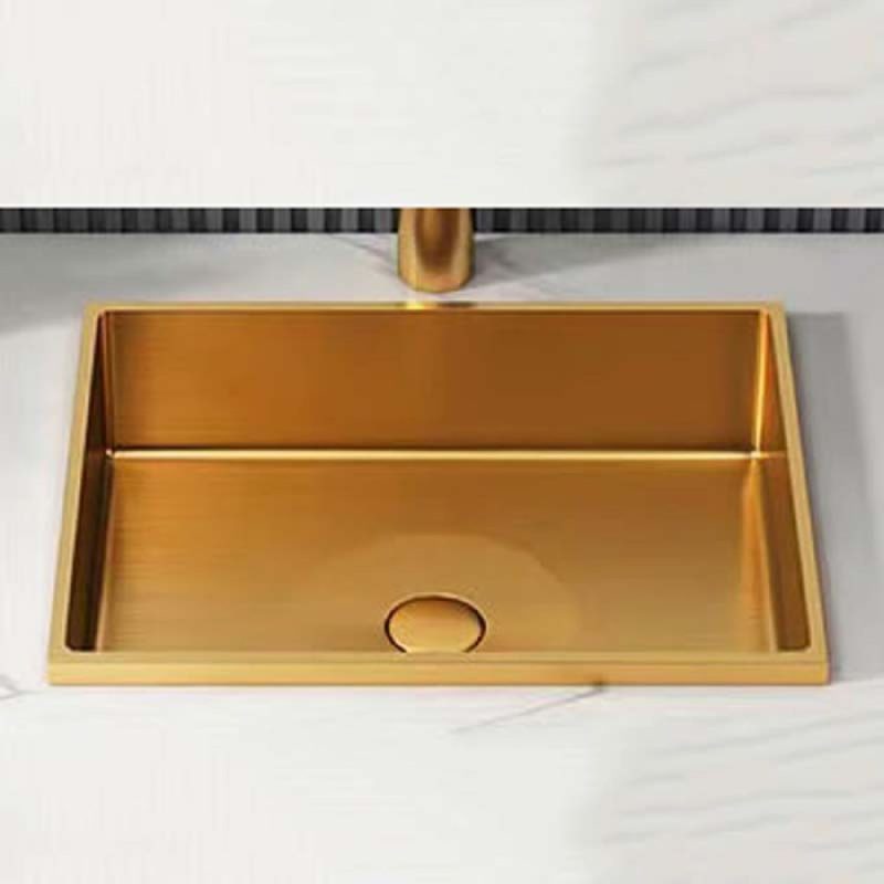 SCHNELLE 47 SCH RG210 Rose Gold Tezgah Altı Dikdörtgen Çelik Lavabo