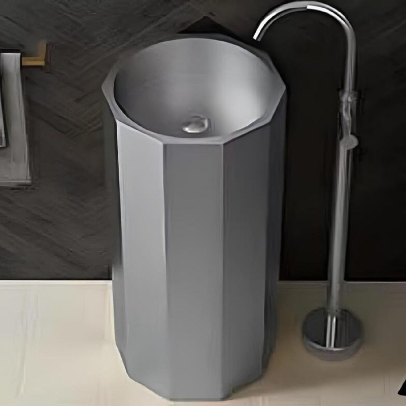 SCHNELLE SCH S8821 Chrome Monoblok Hegzagon Çelik Lavabo